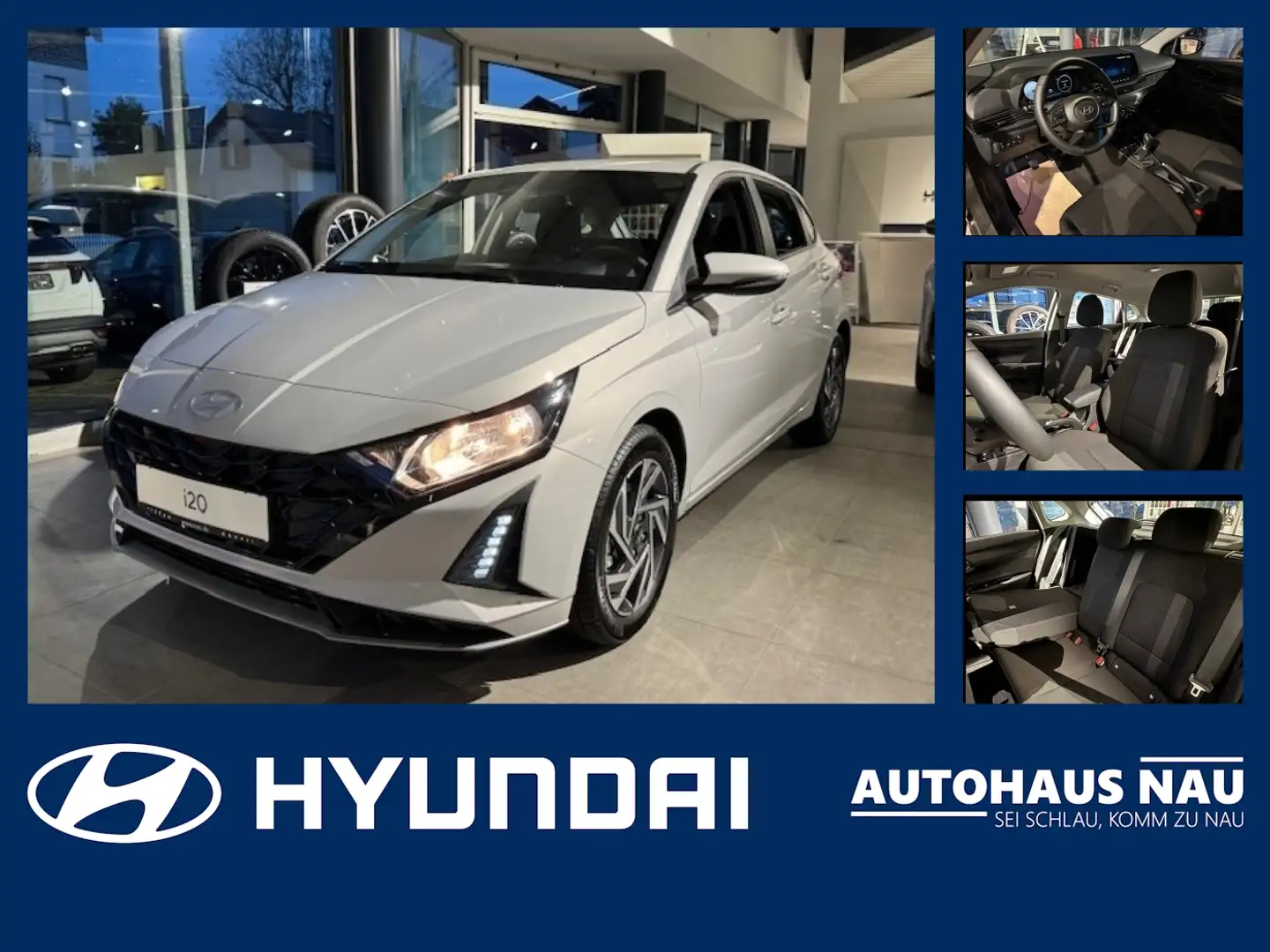 Hyundai i20 1.0 T-GDI Trend Inkl. Inspektionspaket Big Deal Gris - 1