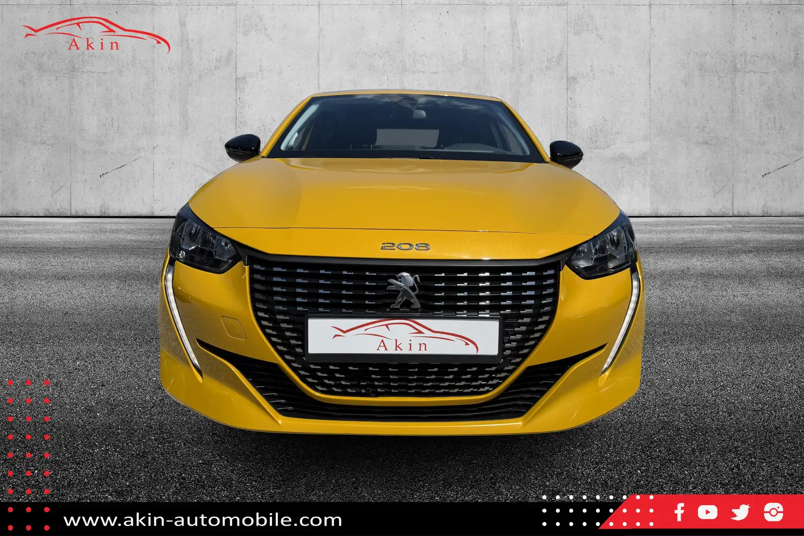 Peugeot 208 Allure LED Leder Navi Kam Shz Temp. City P. Giallo - 2