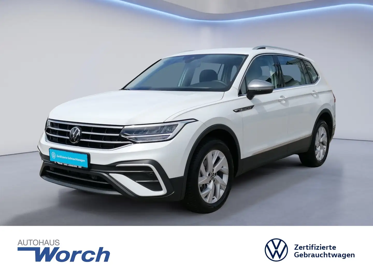 Volkswagen Tiguan Allspace 1.5 TSI DSG Life AHK+LED+7-SITZER+NAVI+ Weiß - 1