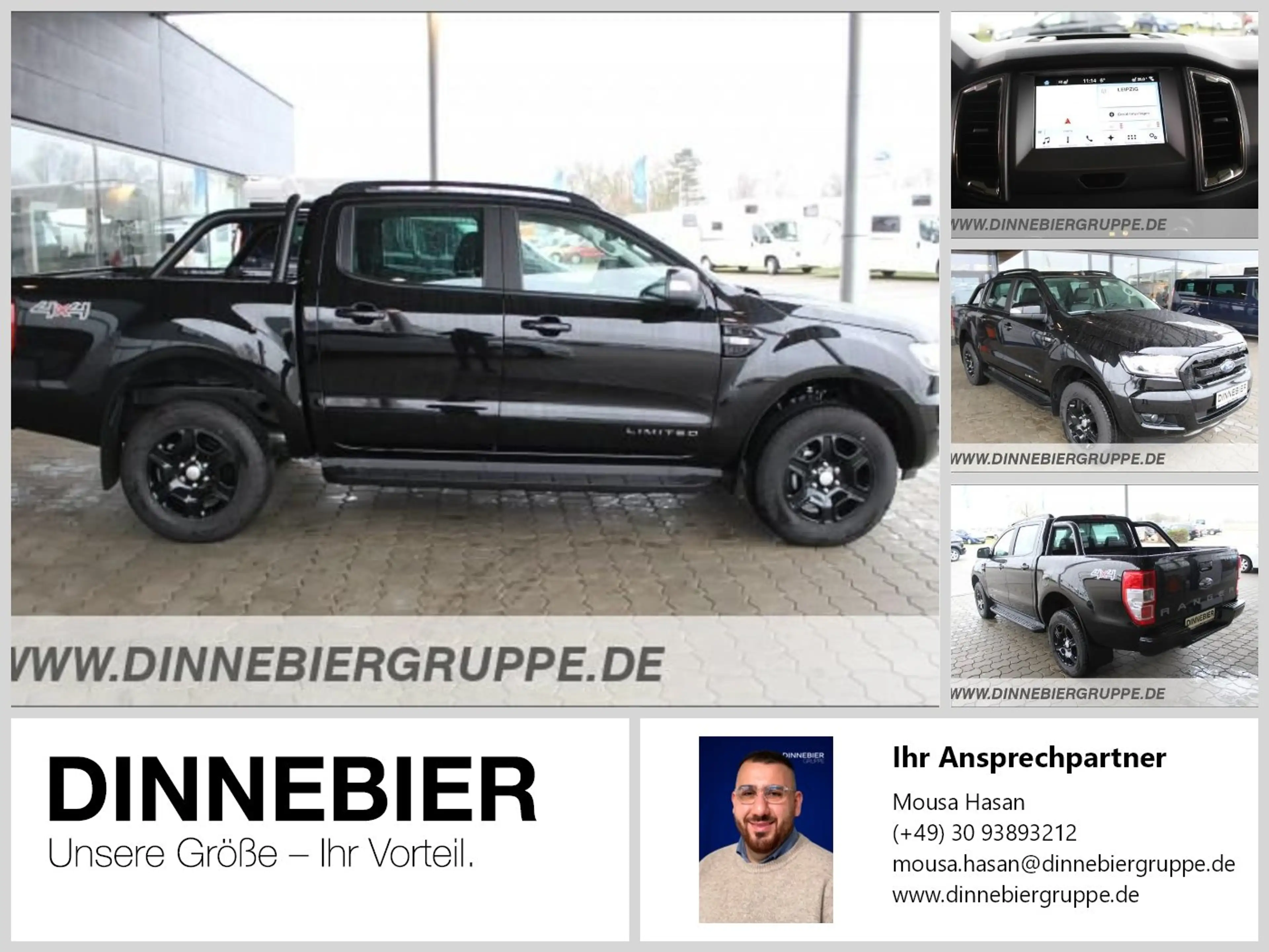 Ford Ranger 3.2 DK 4x4 *Anhängerku+BLACK+OF-ROADPAKET*