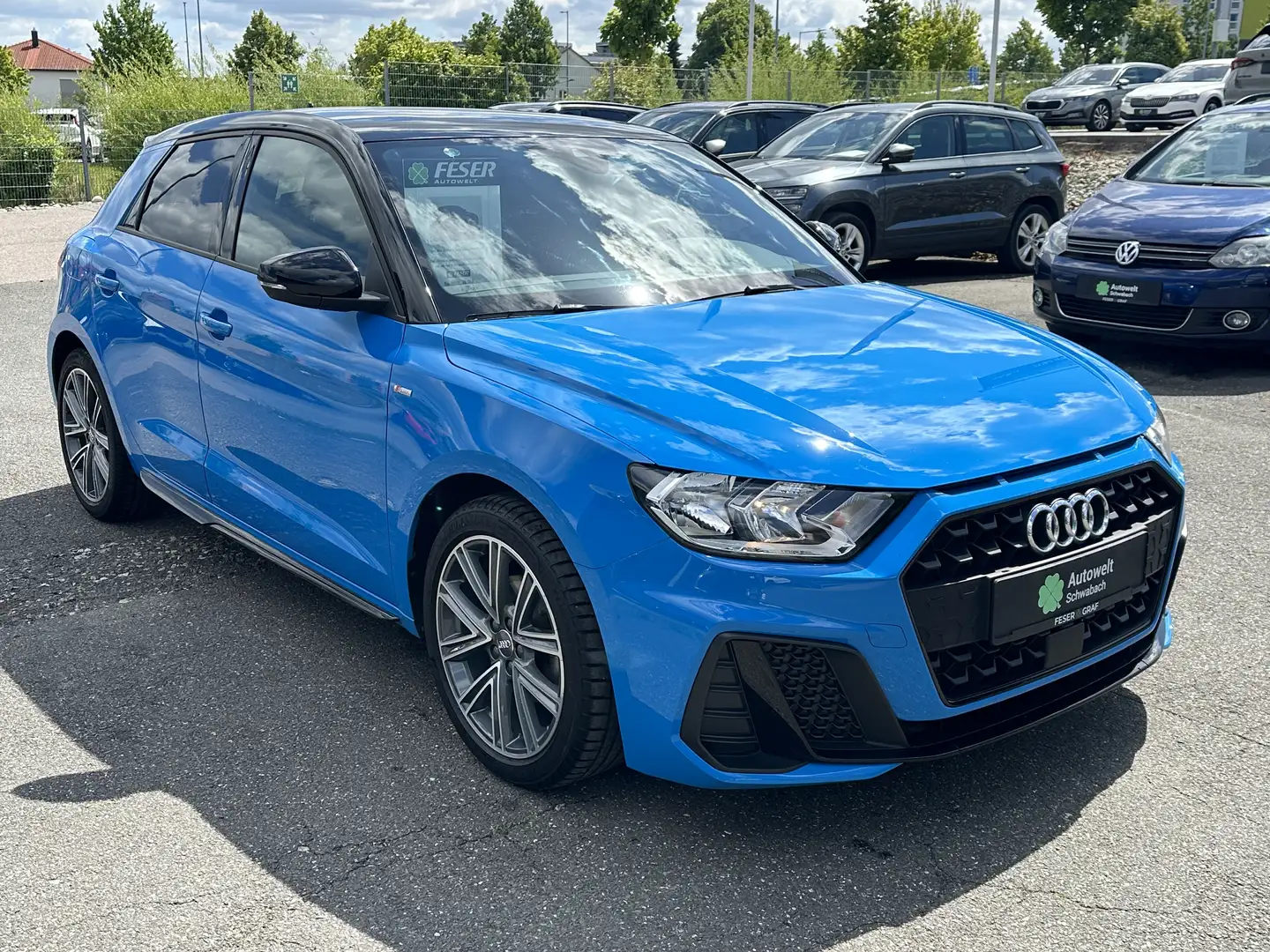 Audi A1 Spb. S-line 35 TFSI S tr. ACC PDC VIRTUAL SHZ Blau - 2