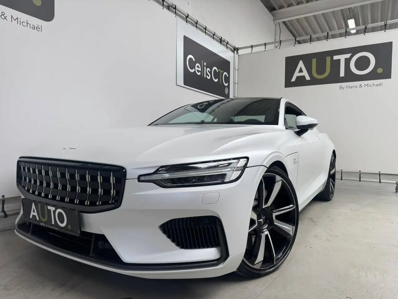 Polestar 1 2.0 Turbo PHEV 608PK 1000NM Matt White Snow, миниатюра 2
