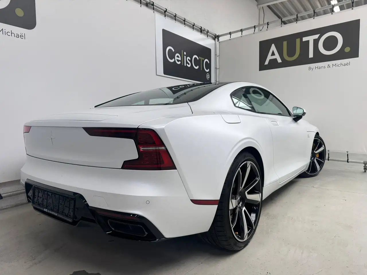 Polestar 1 2.0 Turbo PHEV 608PK 1000NM Matt White Snow, миниатюра 23