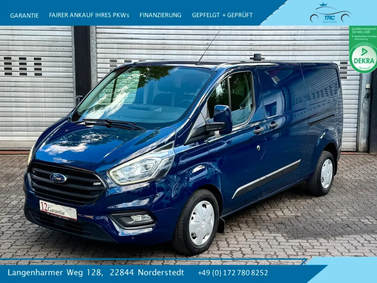 Ford Transit Custom Kasten 340 L2H1 Trend Bleu - 1