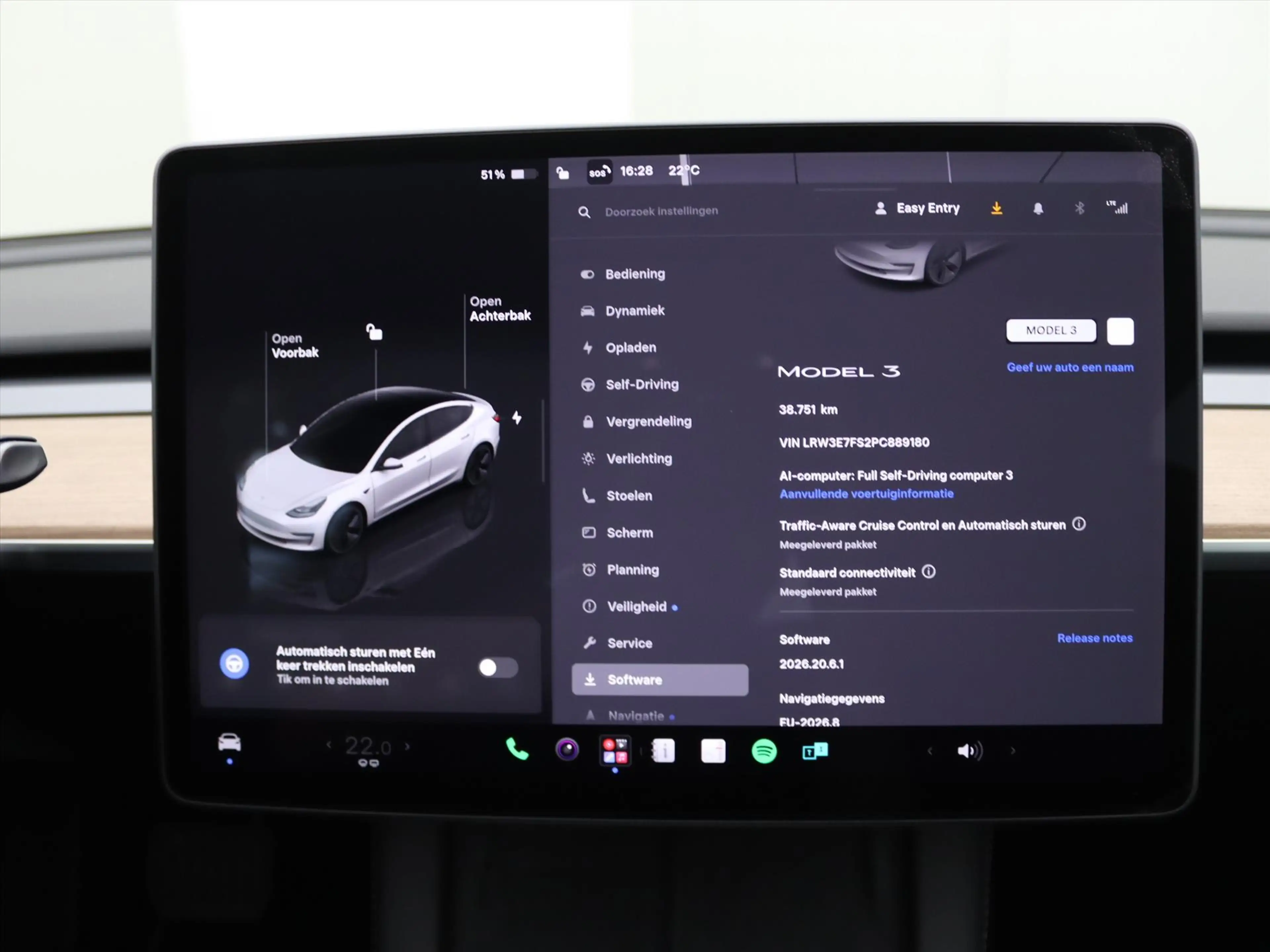Tesla Model 3 Standard RWD Plus UPGRADE 95.1% SoH [ AMD RYZEN+LF — photo 33