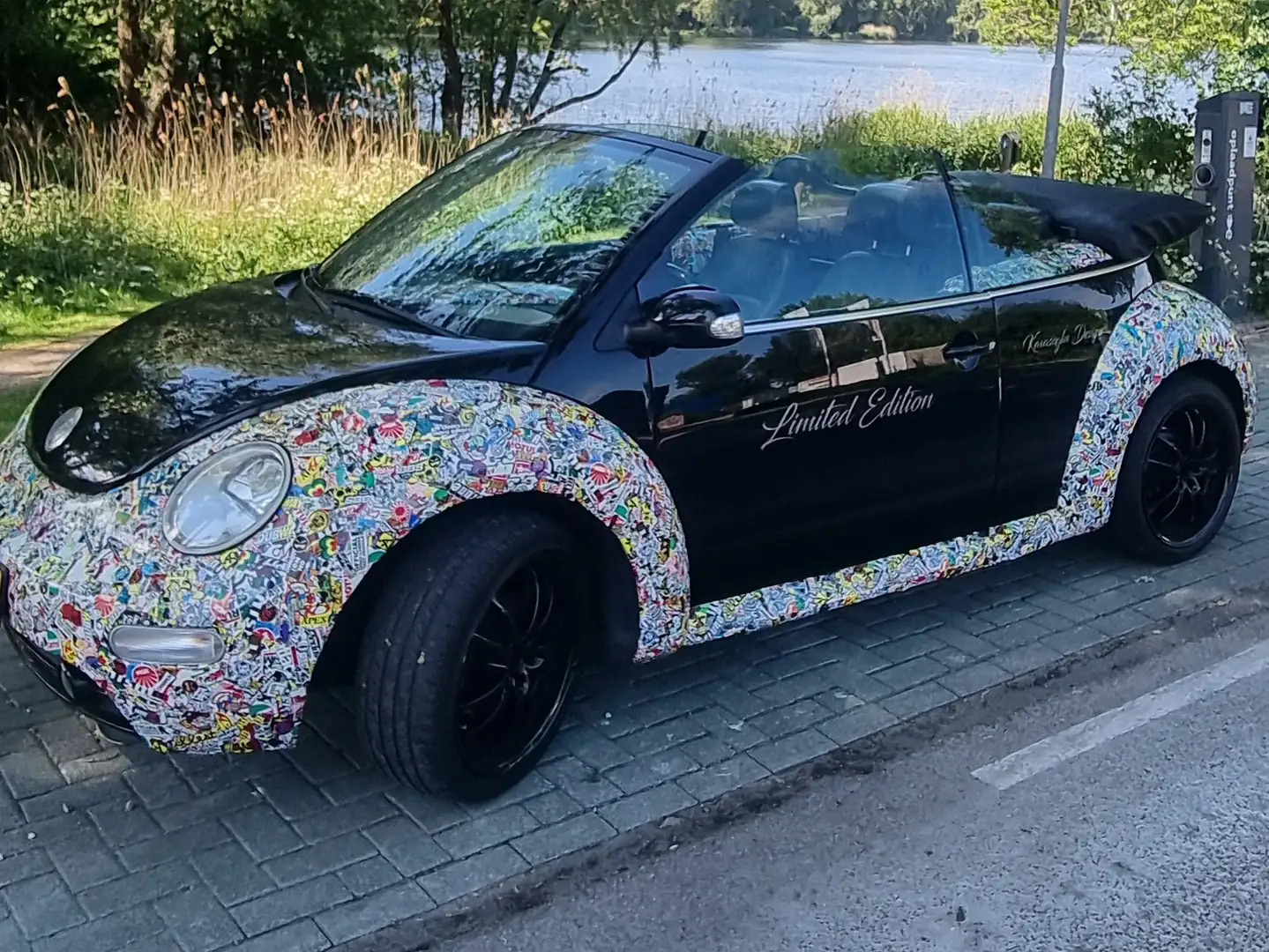 Volkswagen New Beetle New Beetle 1.6 Highline VERKOCHT! Negro - 1