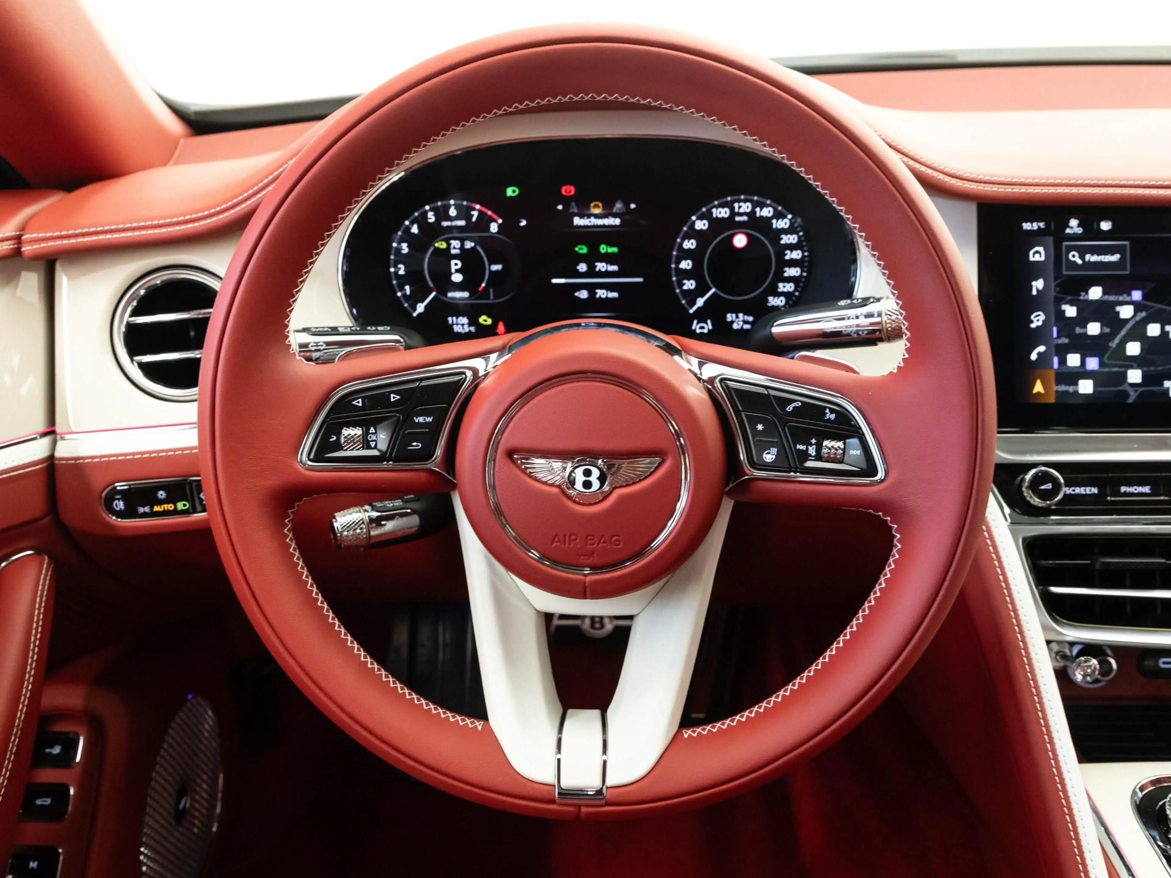 Bentley Flying Spur Speed First Edition WHITE & RED — photo 11