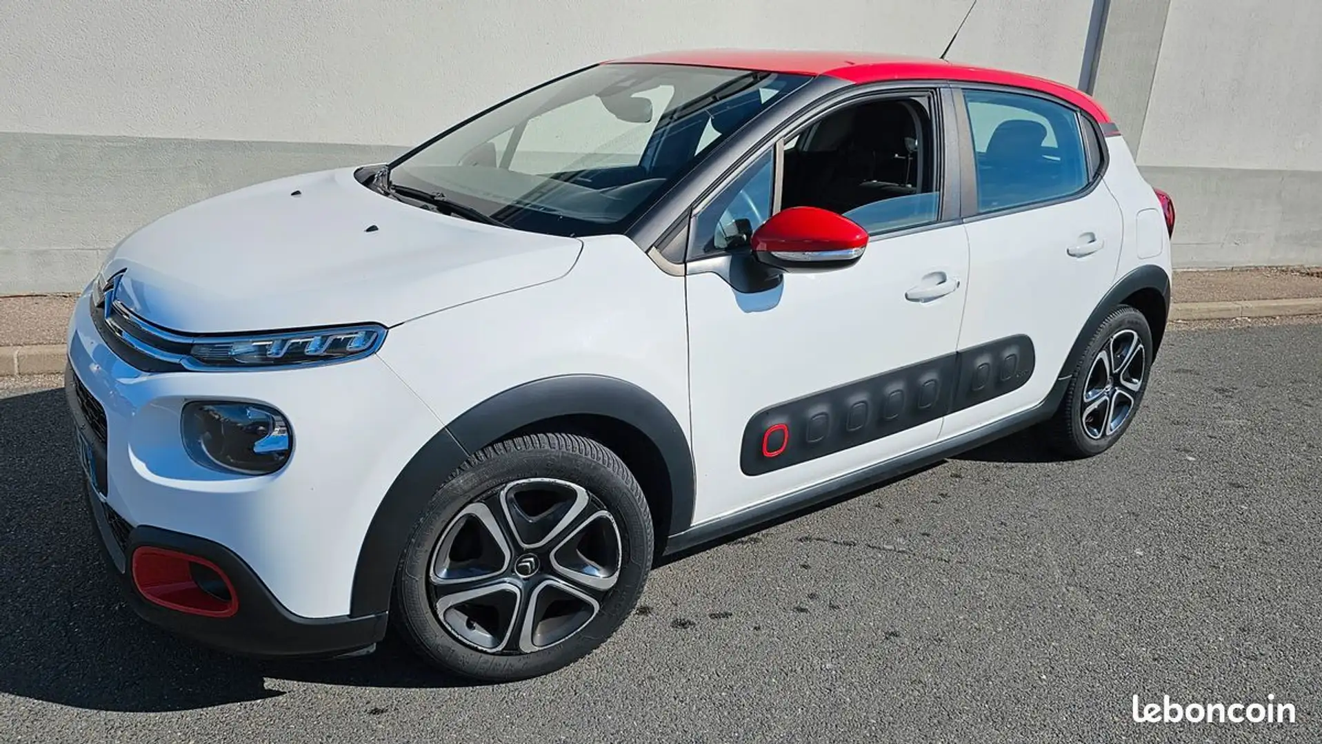 Citroen C3 1.6 hdi 100 cv feel 79.000 km 2018 5 places Blanc - 2