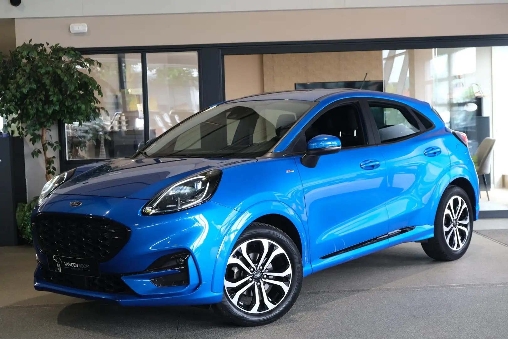 Ford Puma 1.0 EcoBoost Hybrid ST-Line Navi Led Cruise Blauw - 1