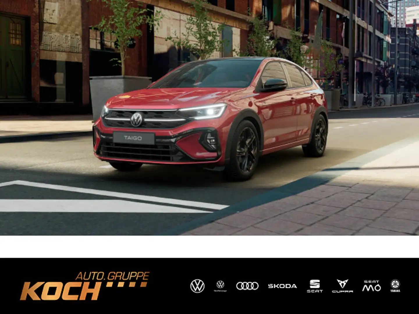 Volkswagen Taigo R-Line 1,5 l TSI OPF 110 kW (150 PS) 7-Gan Rot - 1