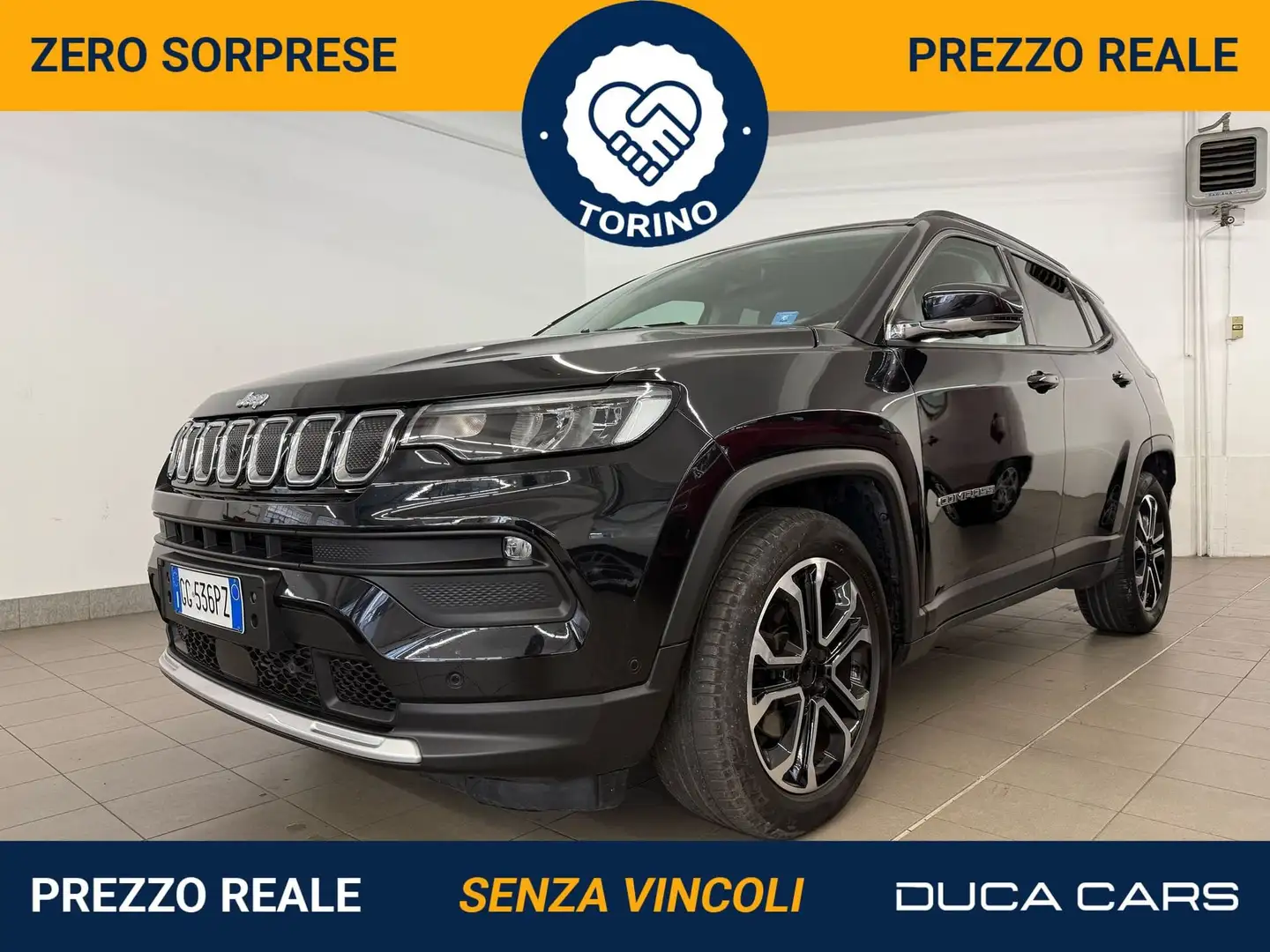 Jeep Compass 1.6 Multijet II 2WD Limited anche a363€ Nero - 1