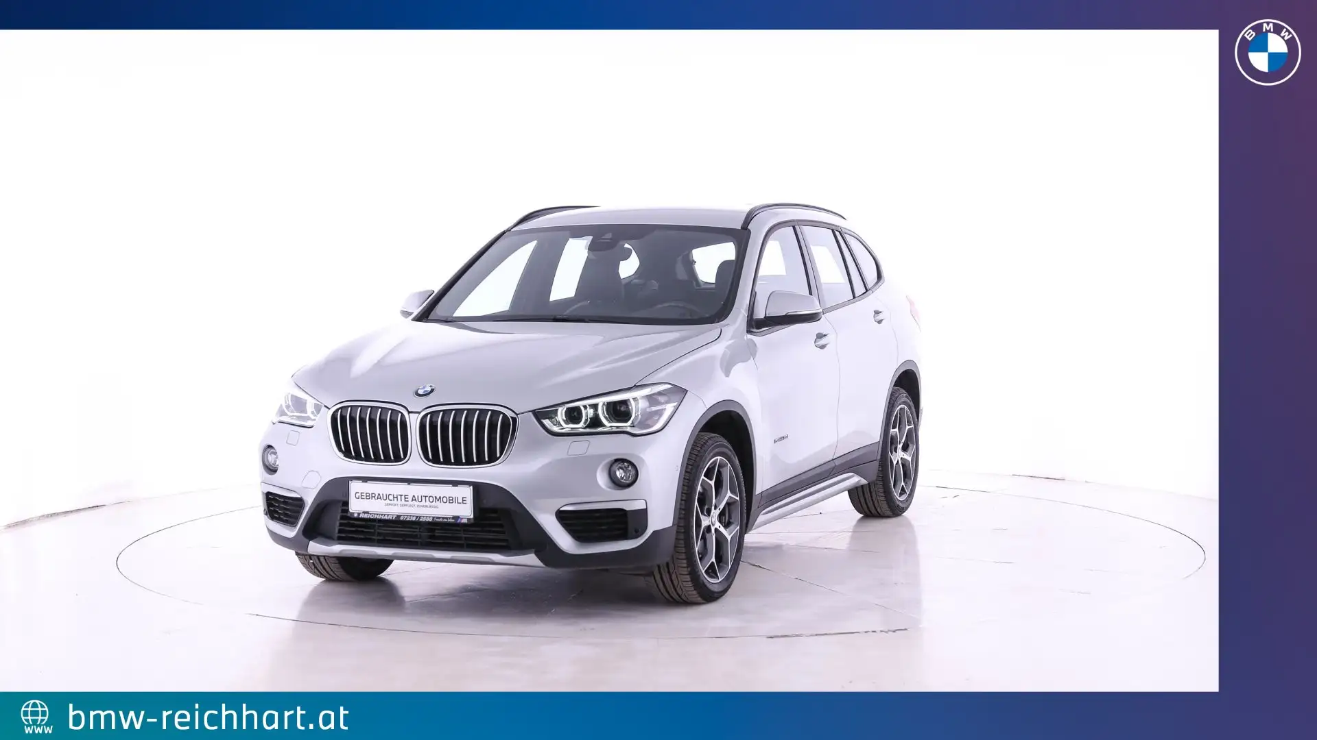 BMW X1 sDrive18i Silber - 1