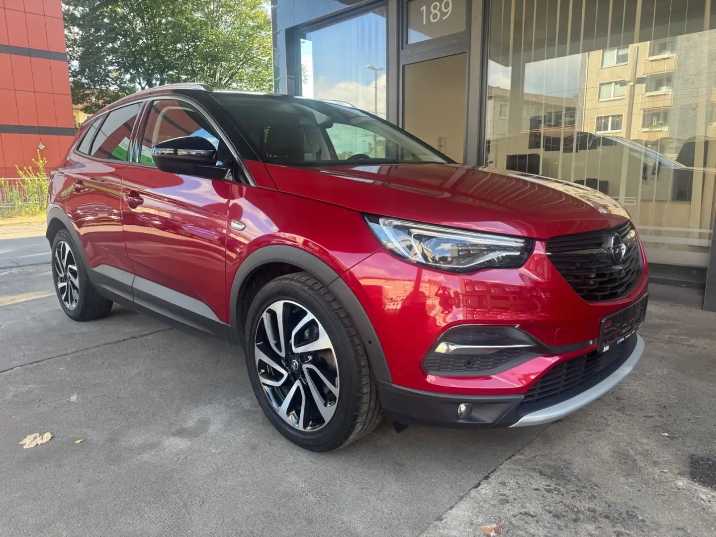 Opel Grandland X Ultimate 2.0D 360°/19"Alu/Leder Rot - 2