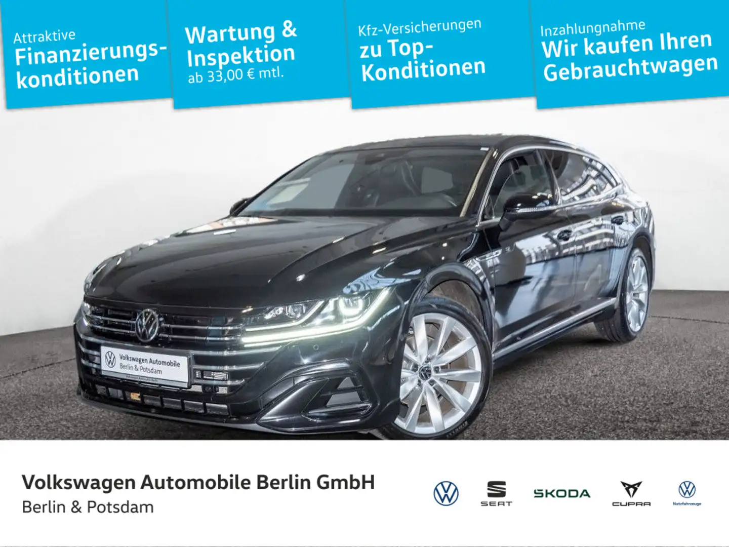 Volkswagen Arteon 1.4 TSI eHybrid R-Line Pan Schwarz - 1