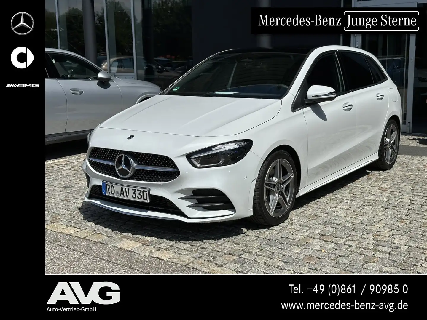Mercedes-Benz B 180 B 180 AMG Memory Pano 360° Sound Multibeam HuD Weiß - 1