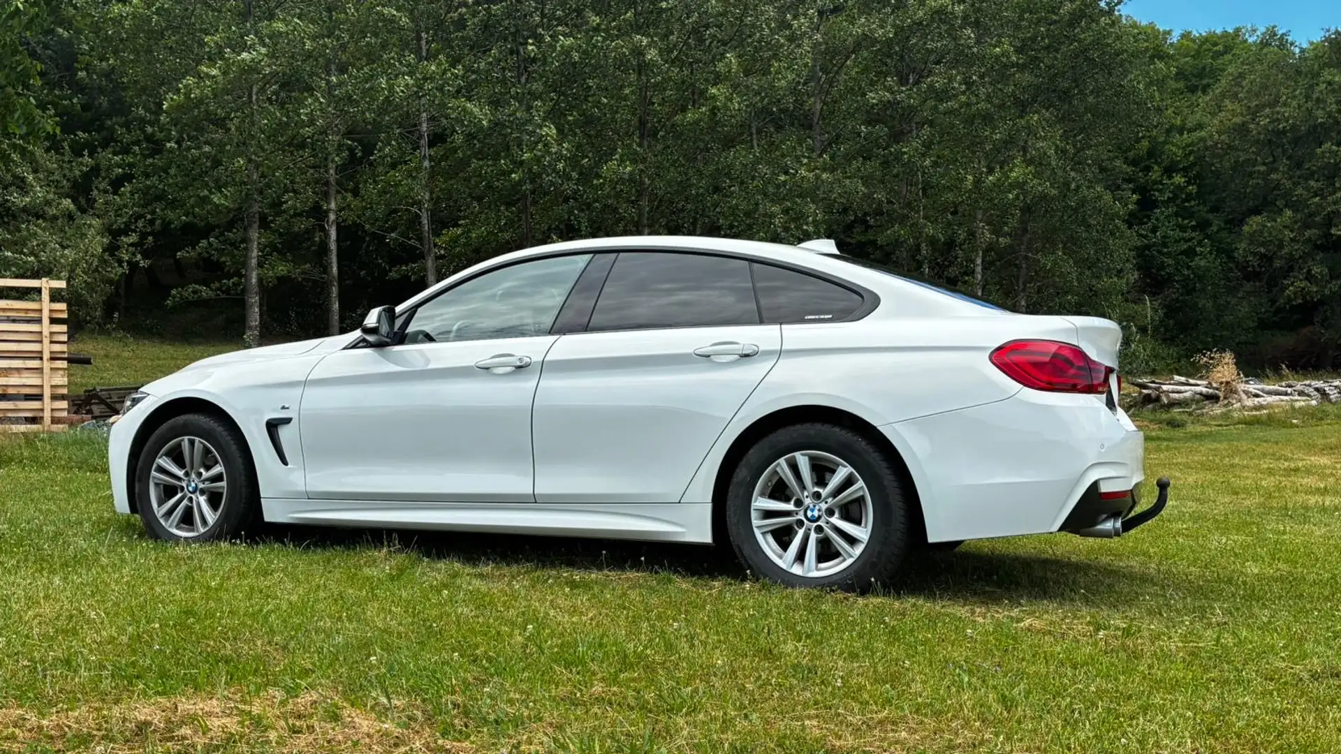 BMW 420 420d xDrive Gran Coupe M Sport Aut. M Sport Weiß - 2