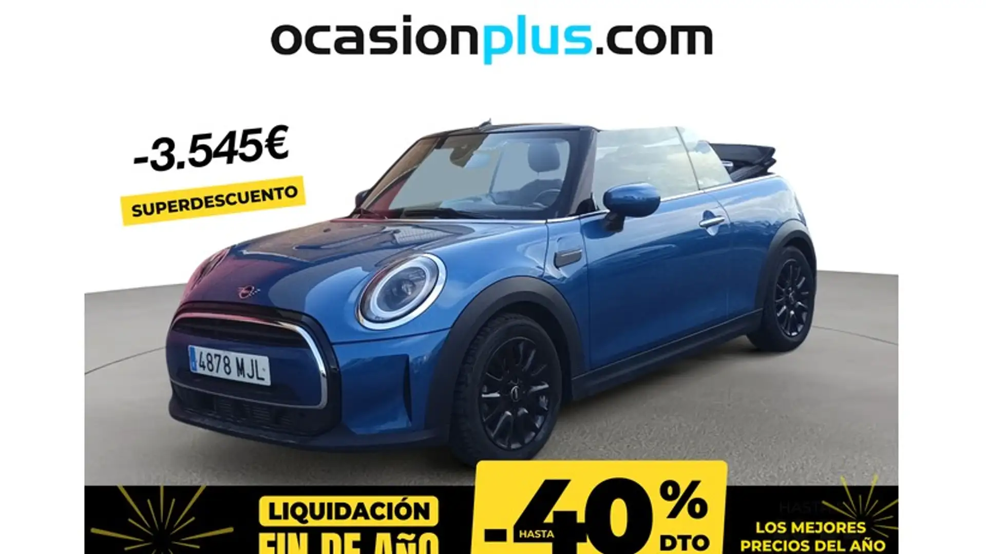 MINI Cooper Cabrio Aut. Bleu - 1