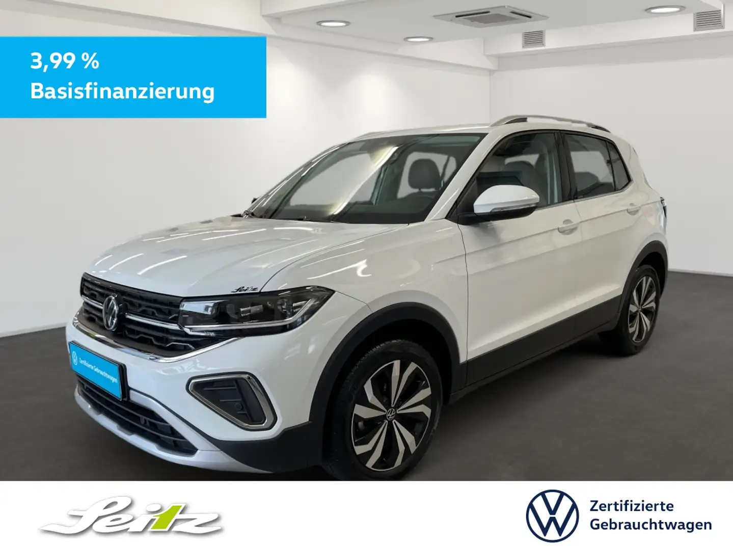 Volkswagen T-Cross 1.0 TSI Style *MATRIX*PDC*NAVI*SITZH* Wit - 1