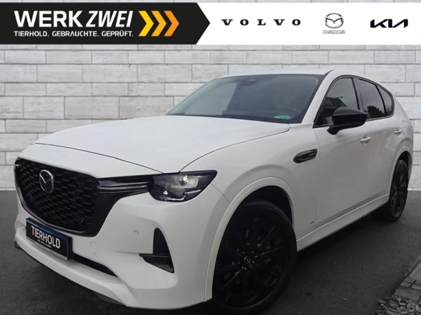 Mazda CX-60 2,5 Homura PHEV CON-P, DRI-P, COM-P, PAN-P Blanc - 1