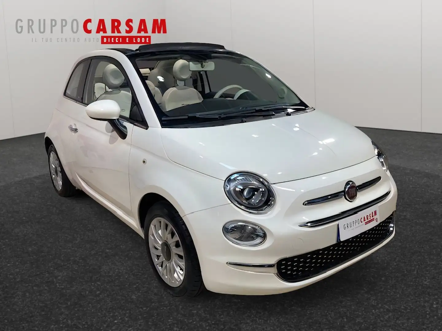 Fiat 500C 500 C 1.2 Lounge Blanc - 2