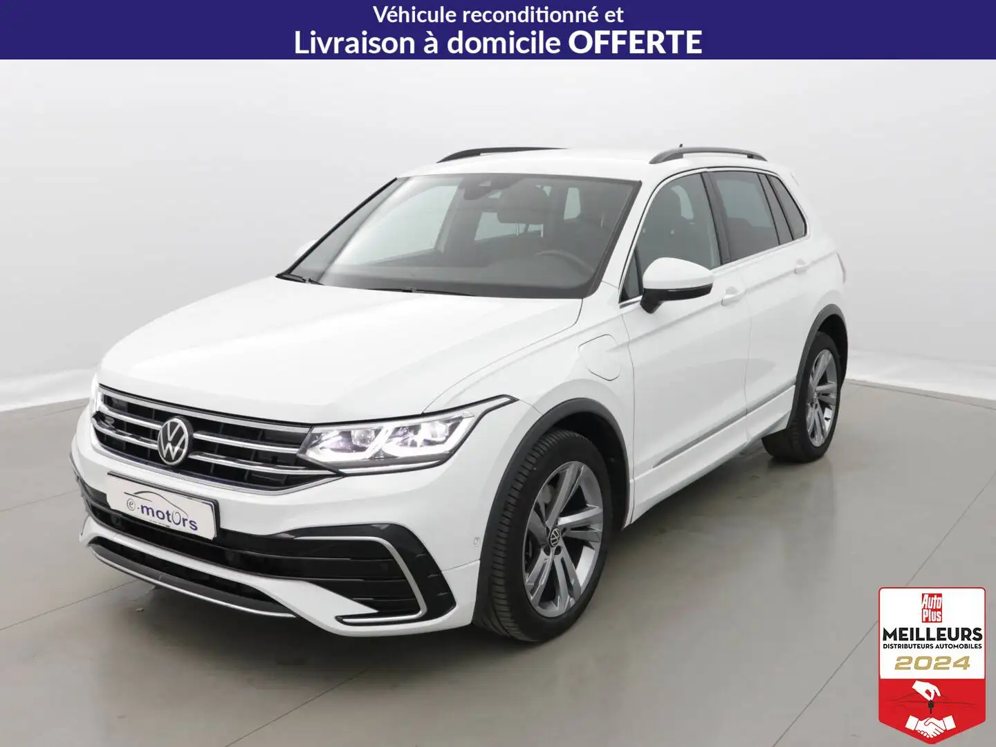 Volkswagen Tiguan 1.4 eHybrid 245 DSG6 R-Line Blanc - 1
