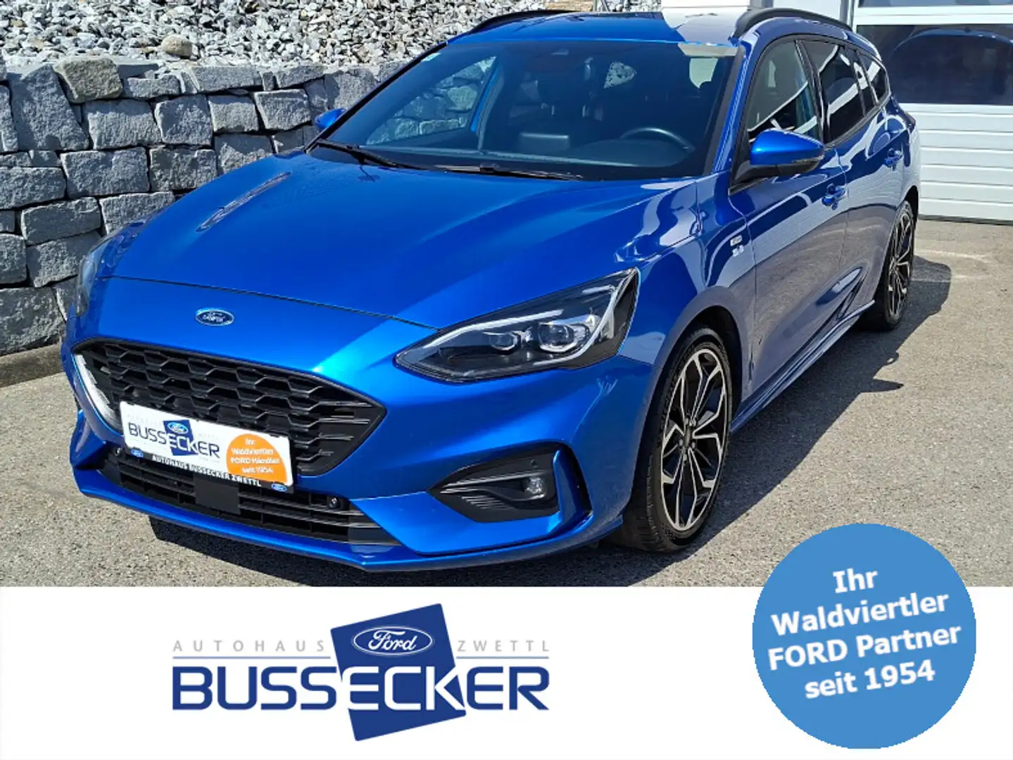 Ford Focus Traveller 1,5 EcoBoost ST-Line Aut. Blau - 1