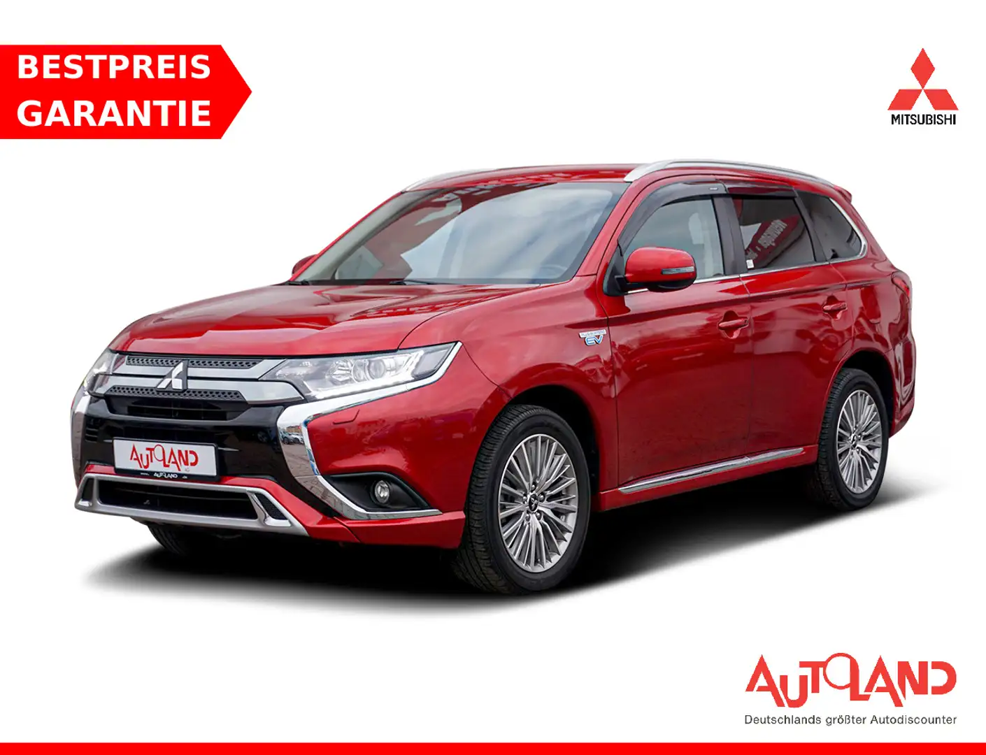 Mitsubishi Outlander 2.4 Hybrid PHEV 4WD CVT Navi Kamera Rot - 1