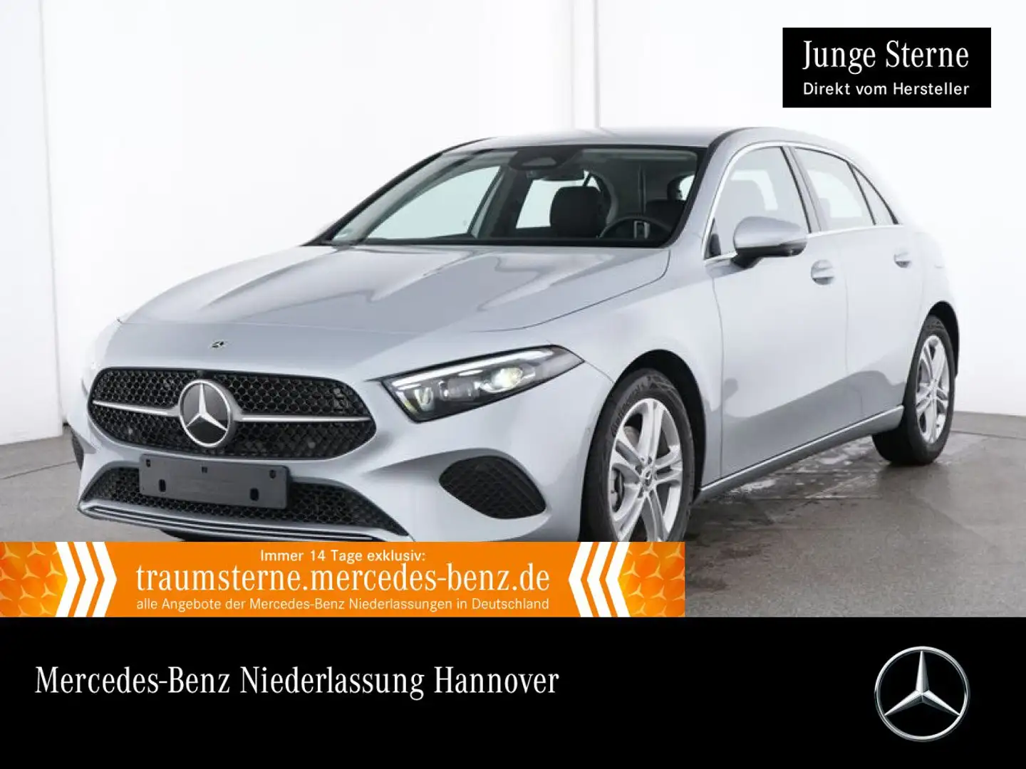 Mercedes-Benz A 200 PROGRESSIVE+360°+AHK+MULTIBEAM+TOTW+7G Silber - 1