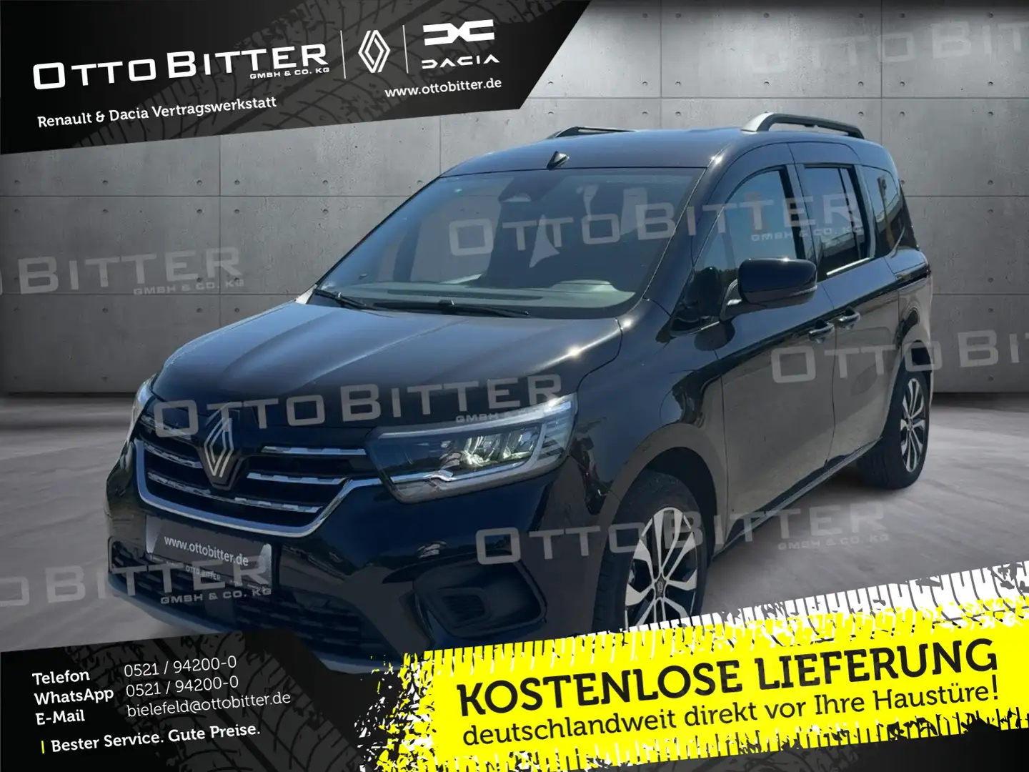 Renault Kangoo Techno TCe130 EDC SITZH/ALU/ALU/EASY-LINK Schwarz - 1