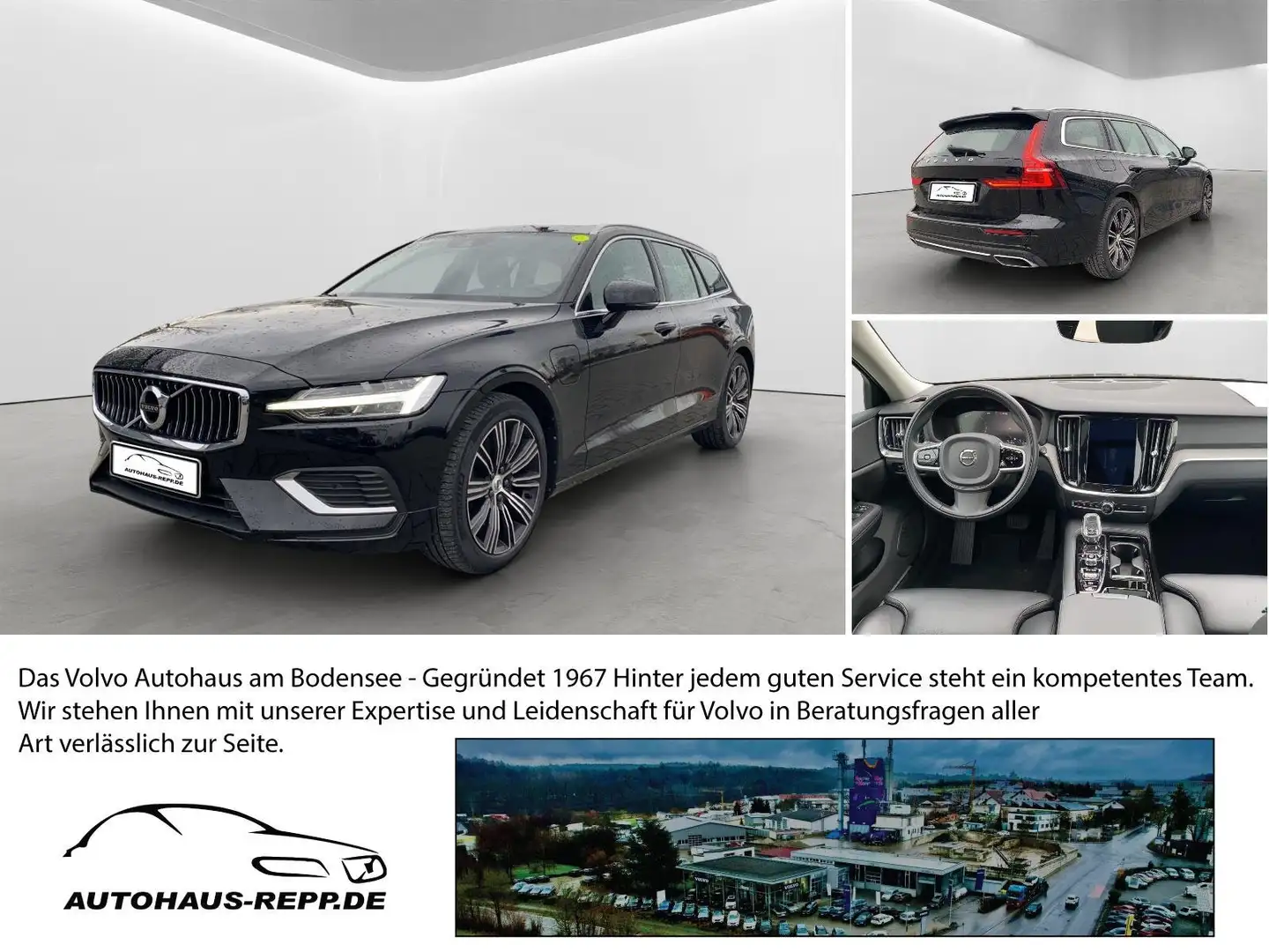 Volvo V60 T6 Plug-In Hybrid AWD Inscription Recharge Schwarz - 1