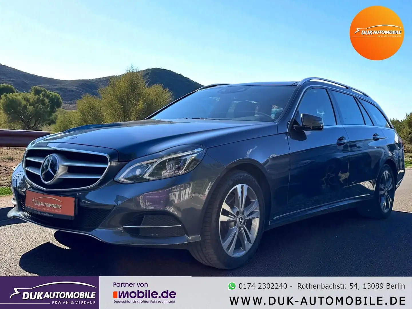 Mercedes-Benz E 300 BlueTec AVANTGARDE *Panorama Dach* Gris - 1
