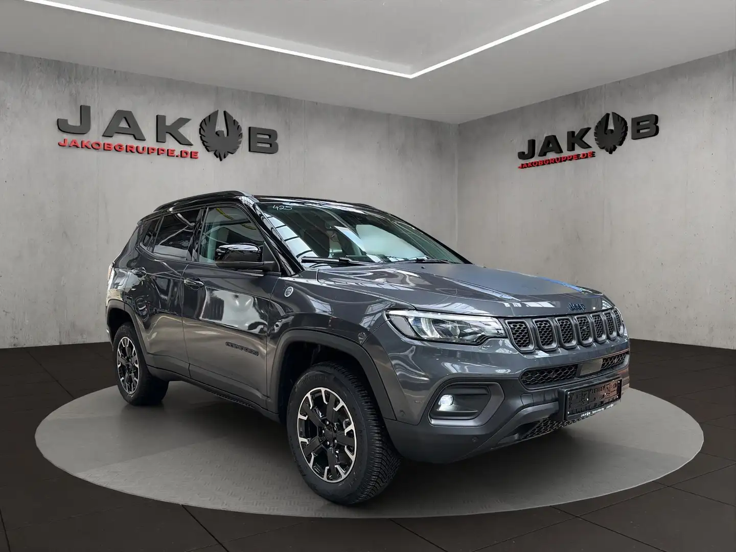 Jeep Compass PHEV Trailhawk*Leder*Pano*LED*NAVI*ACC 177 kW (... Gris - 2