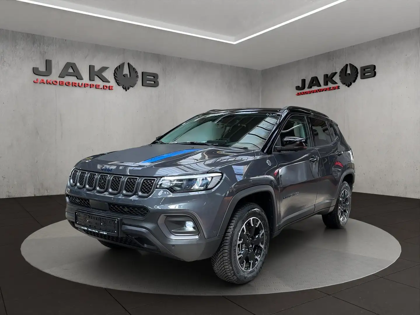 Jeep Compass PHEV Trailhawk*Leder*Pano*LED*NAVI*ACC 177 kW (... Gris - 1