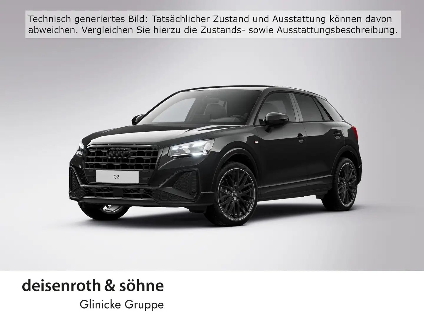 Audi Q2 S line 35 TFSI S tr Matrix/19"/MMI/ASI/Assist Schwarz - 1