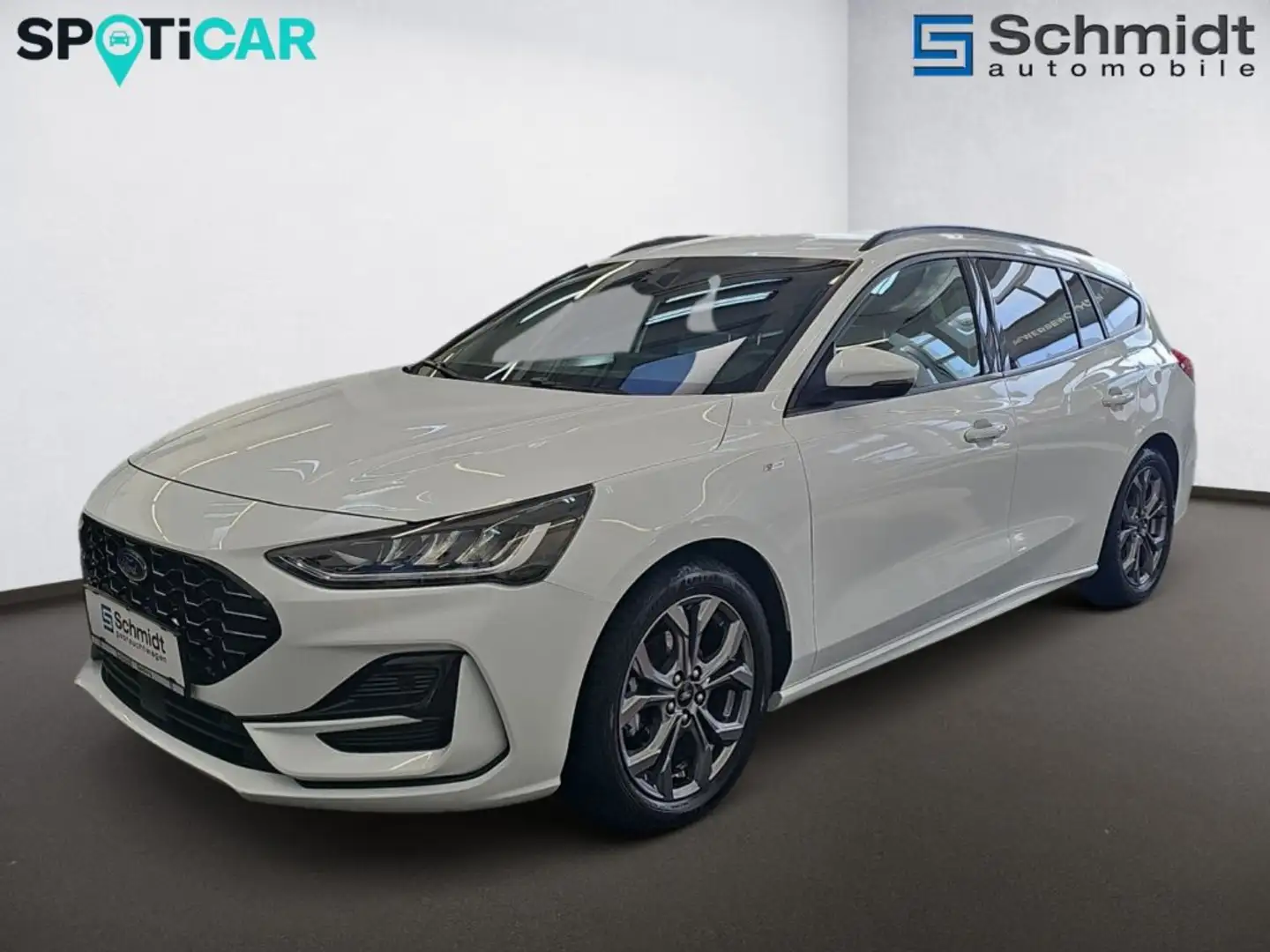 Ford Focus ST-Line Tra. 1,0 EBoost 125PS MHEV M6 F Weiß - 2