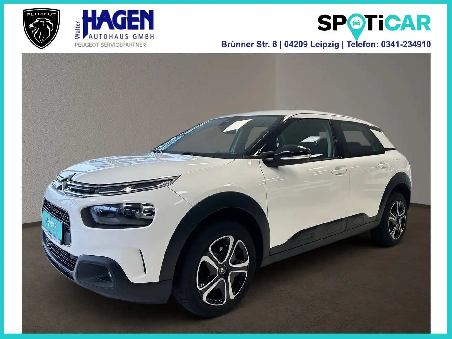 Citroen C4 Cactus Feel 1.2 110 PureTech PDC/SHZ/DAB/Klimaauto Blanc - 1