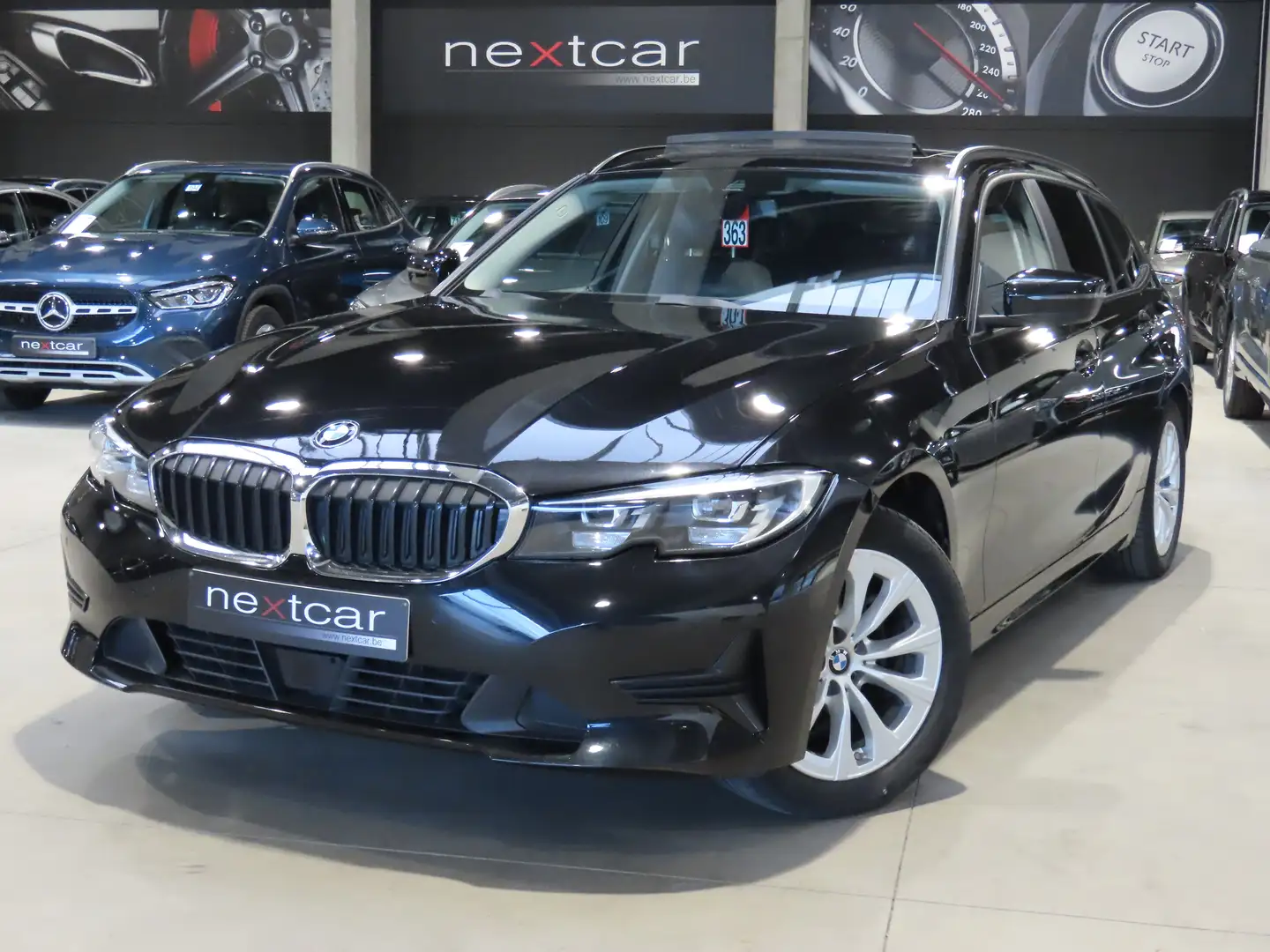 BMW 316 dA Touring G21 TOIT PANO-LED-NAVI-DIGITAL-PARKING Noir - 1