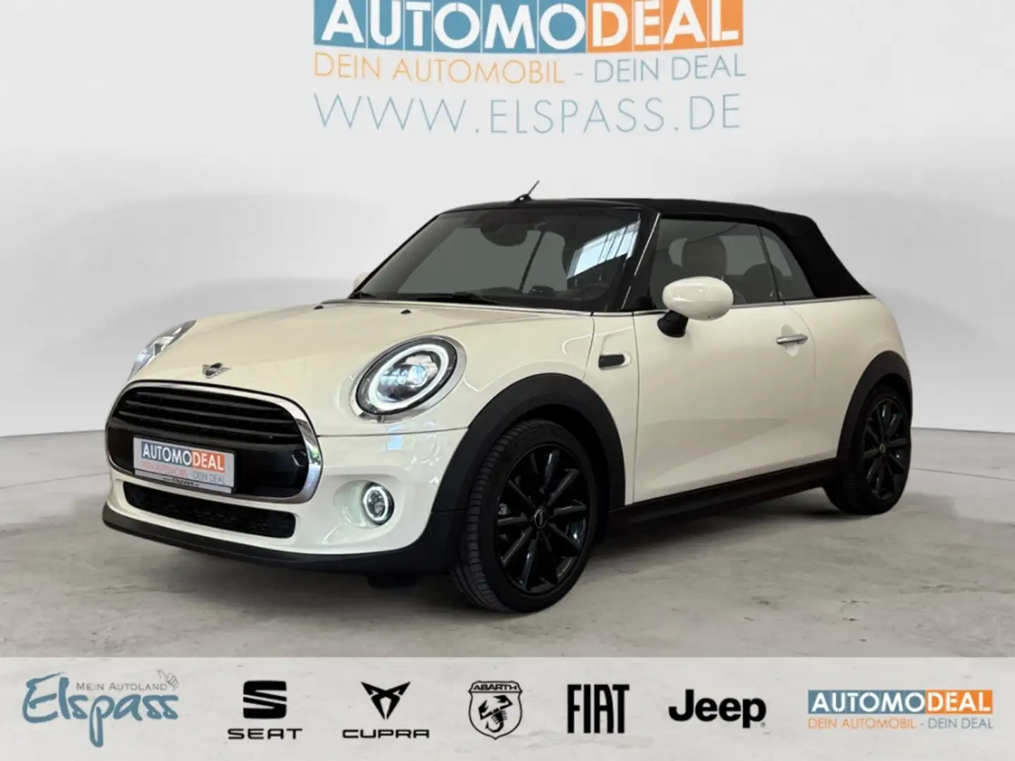 MINI Cooper Cabrio AUTOMATIK NAV LED SITZ.HZG TEMPOMAT APPLE/ANDROID Blanc - 1