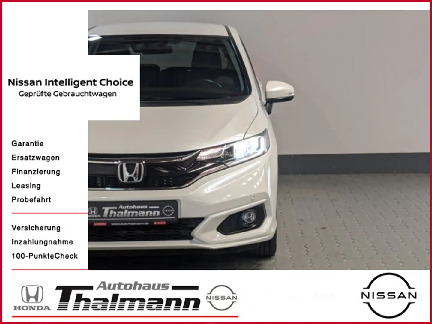 Honda Jazz 1.3 i-VTEC Elegance CVT LED Weiß - 1