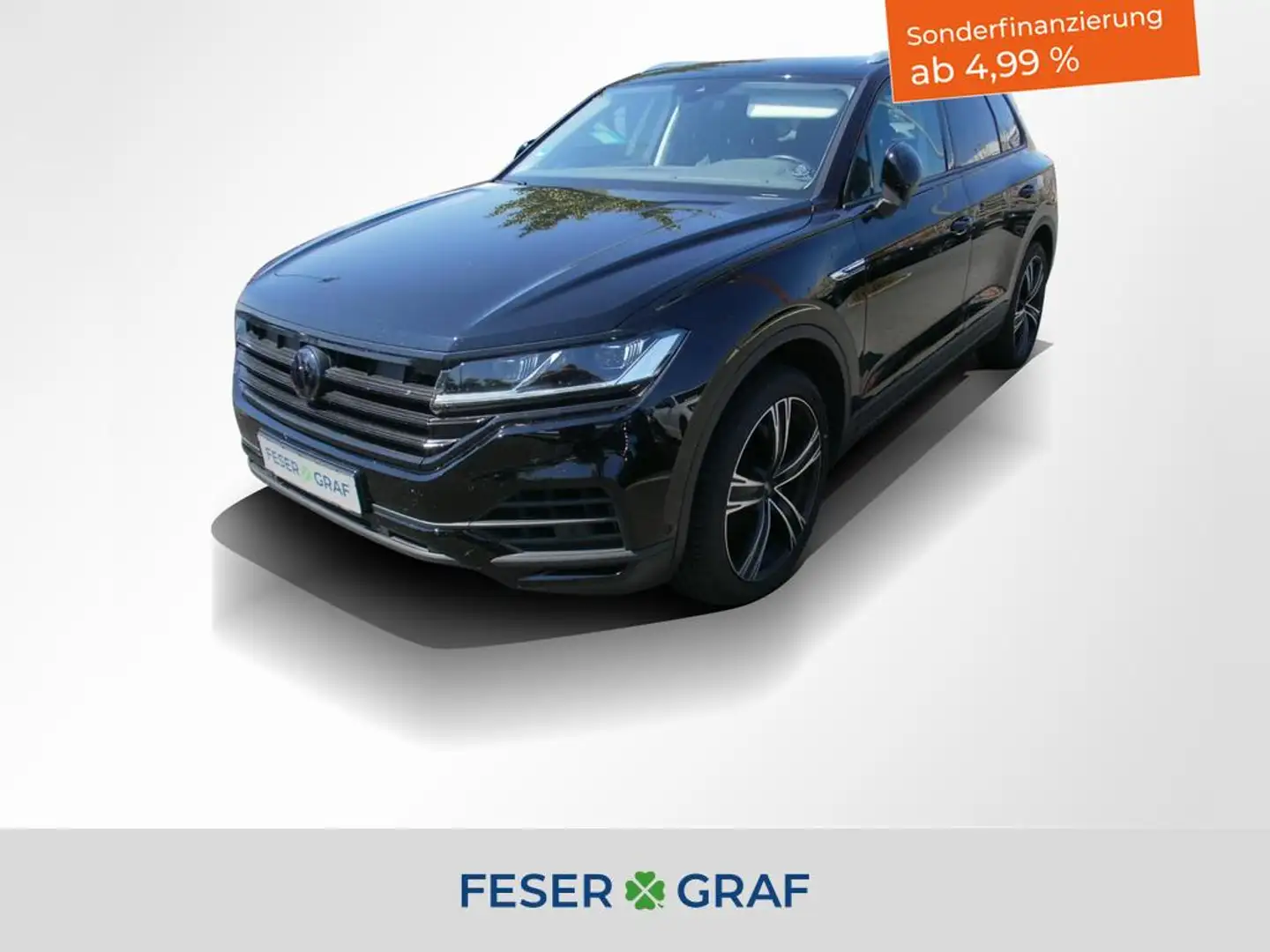 Volkswagen Touareg 3.0 TDI 4x4 Automatic Luftfederung ACC Rückfahrkam Nero - 1