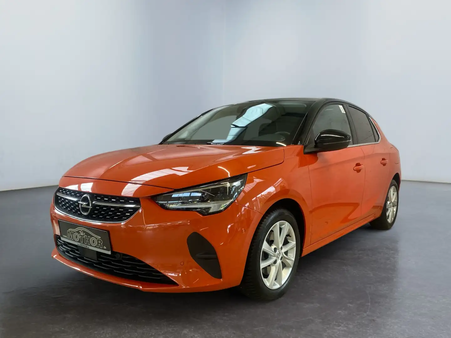Opel Corsa F Elegance 1.2 Turbo Tempomat SHZ TWA PDC Orange - 2
