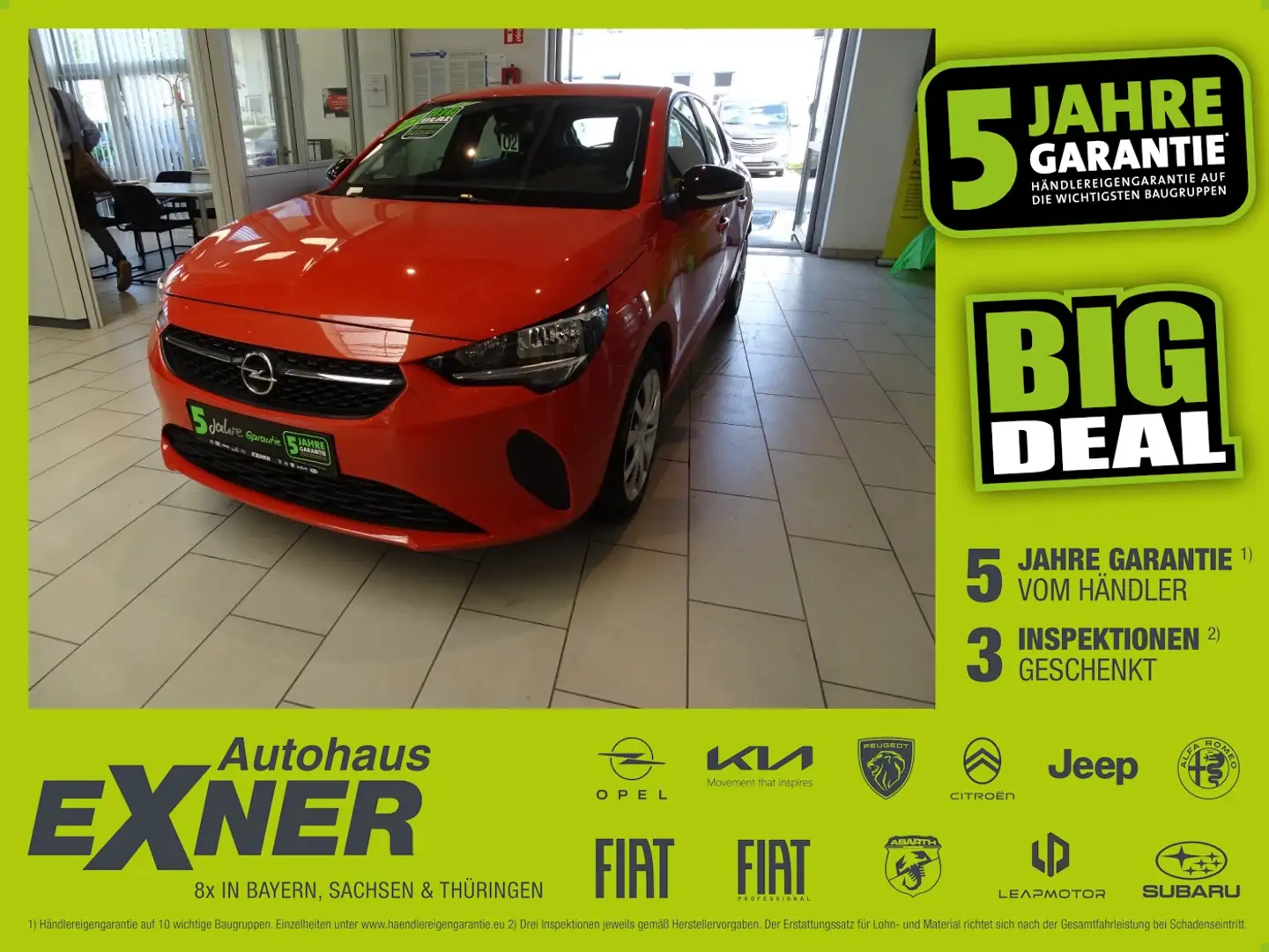 Opel Corsa -e EDITION SHZ+Winterp.+KlimaA+PDC+AUT Oranje - 1