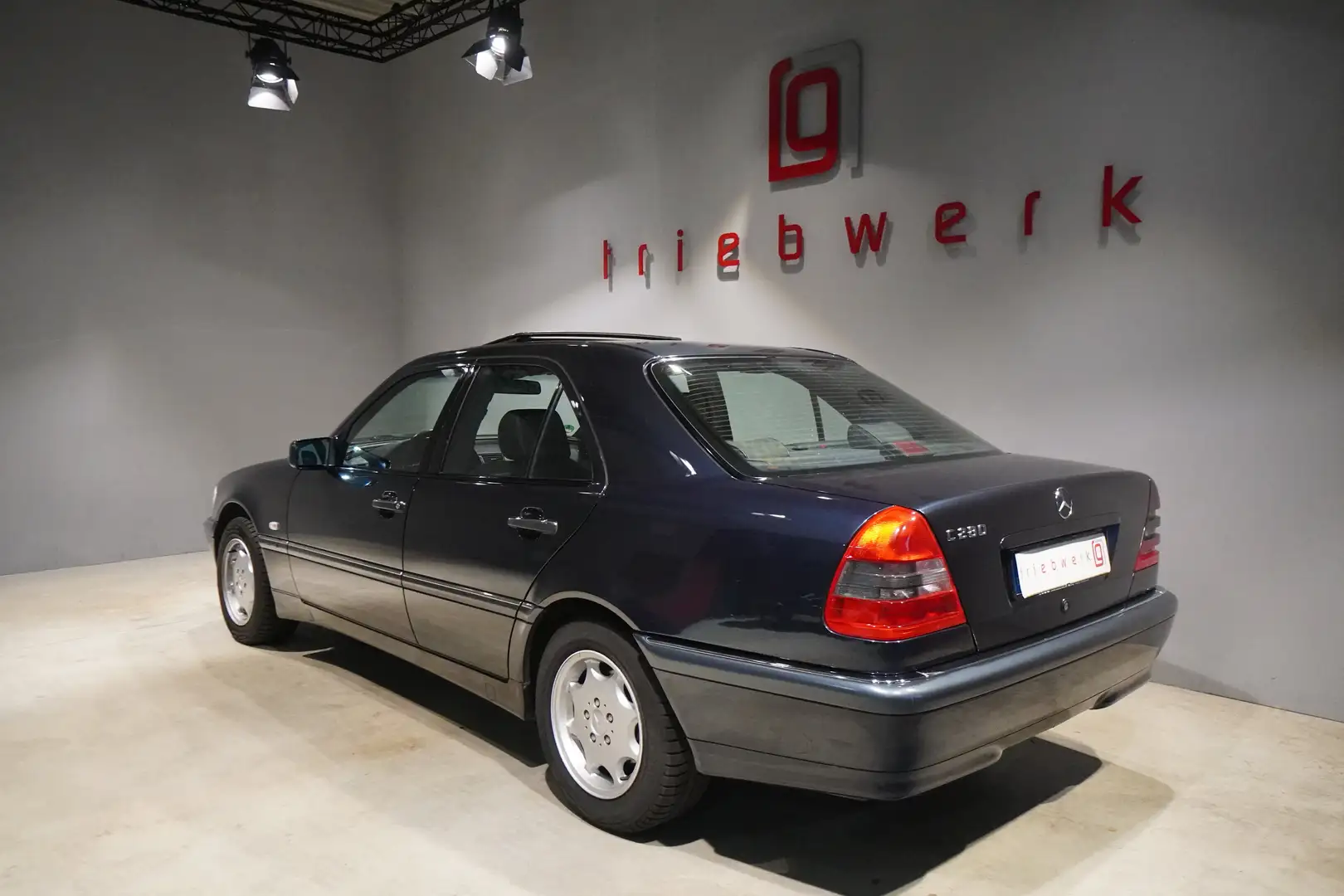 Mercedes-Benz C 280 ELEGANCE-2HD-U-frei-BRD-Leder-Scheckheft- Blau - 2