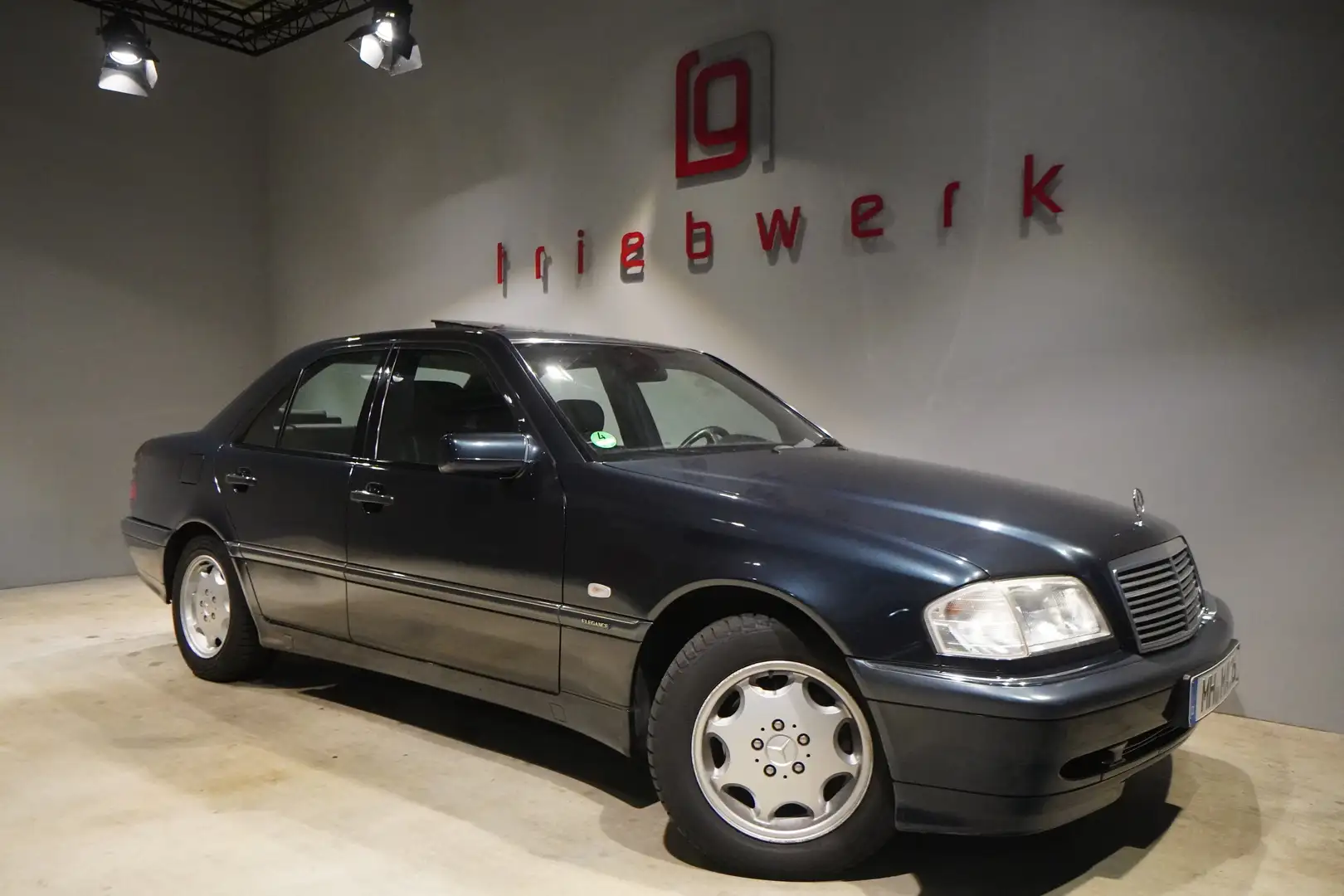 Mercedes-Benz C 280 ELEGANCE-2HD-U-frei-BRD-Leder-Scheckheft- Blau - 1