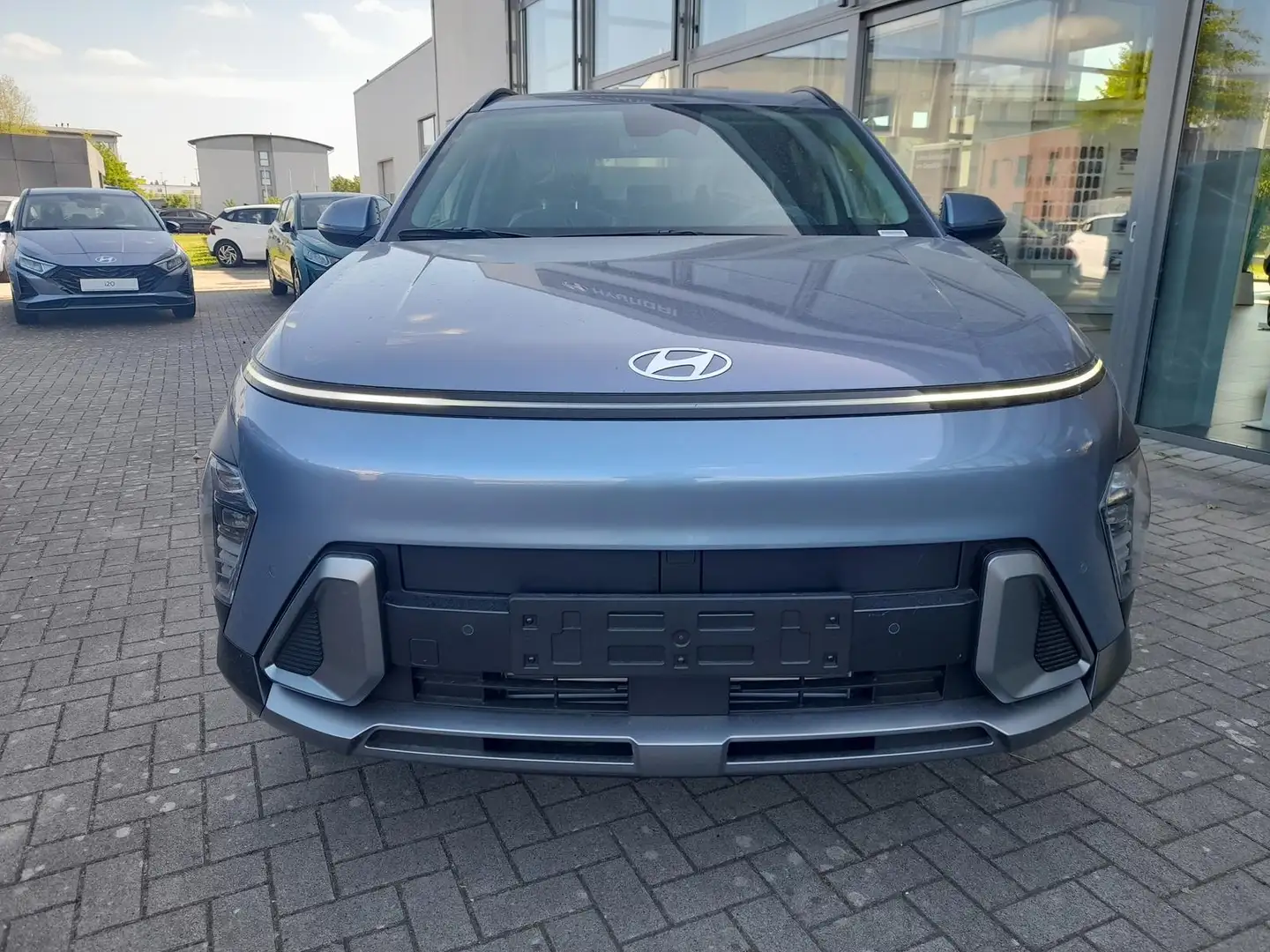 Hyundai KONA 1.6 T-GDi 7-DCT TREND,Licht-Pak.El.Hk.Navi Bleu - 2
