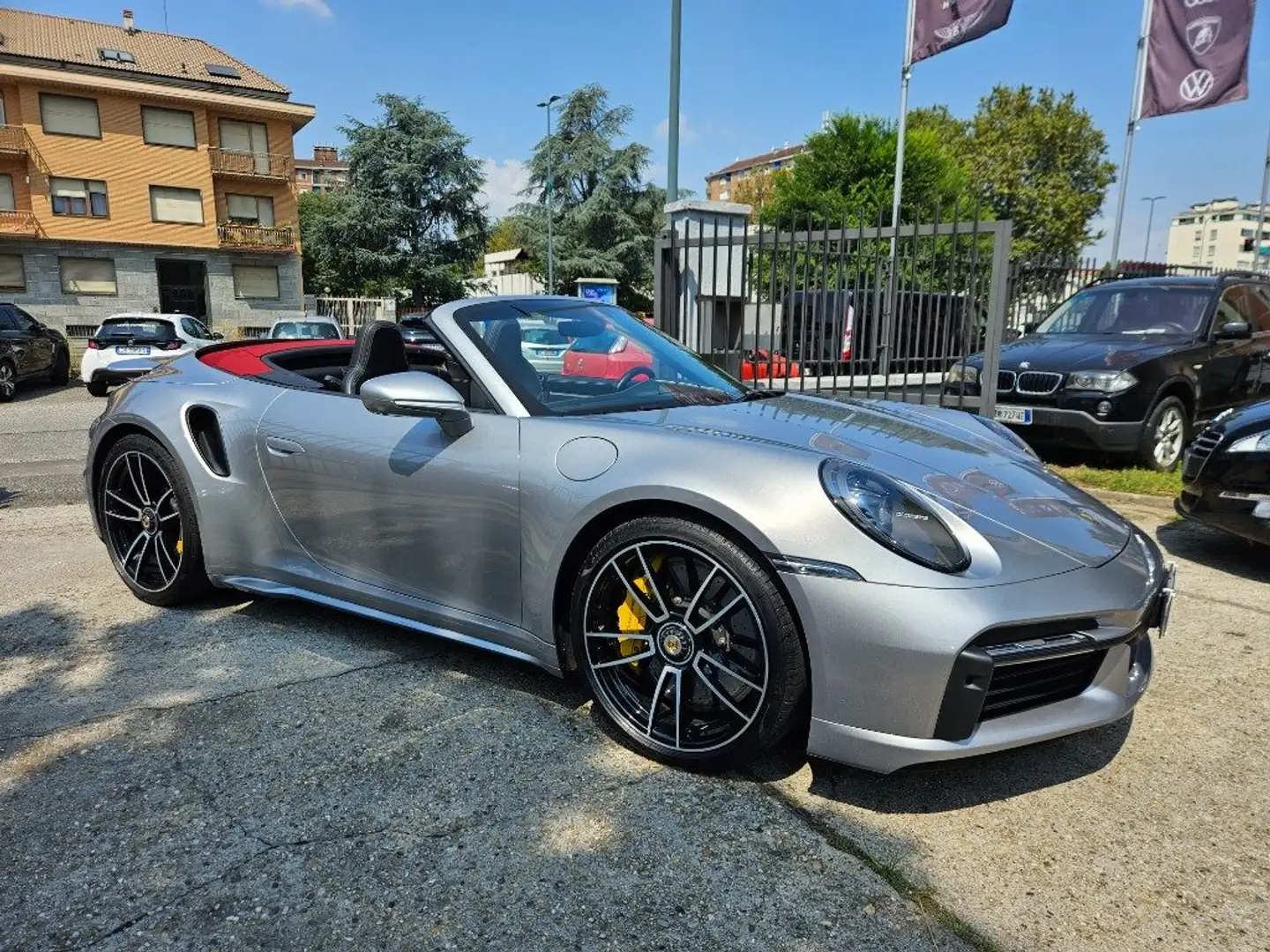 Porsche 911 Turbo S Cabriolet Gris - 2