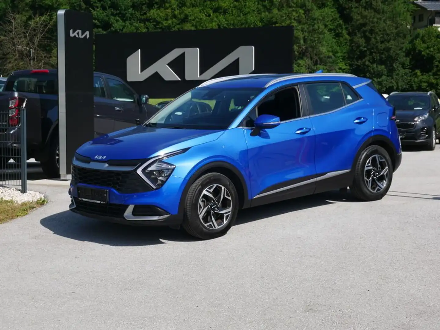 Kia Sportage 1,6 CRDI 48V Silber Blauw - 1