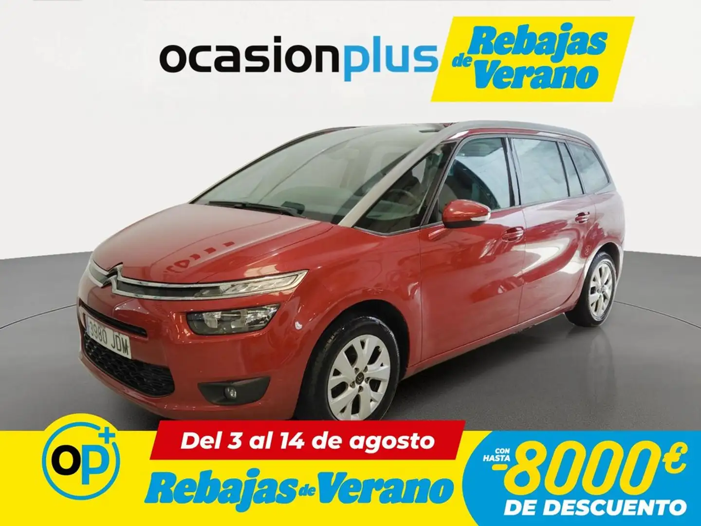 Citroen C4 Grand Picasso 1.6HDi Seduction 115 Rojo - 1