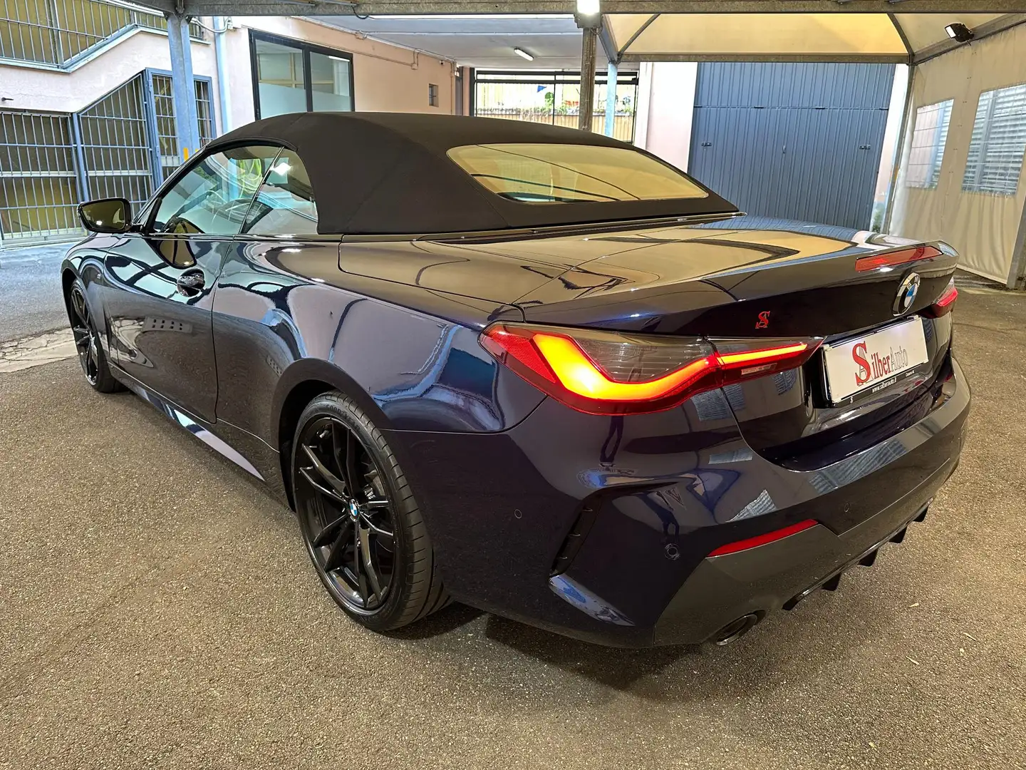 BMW 420 420d Cabrio mhev 48V Msport auto Blu/Azzurro - 2