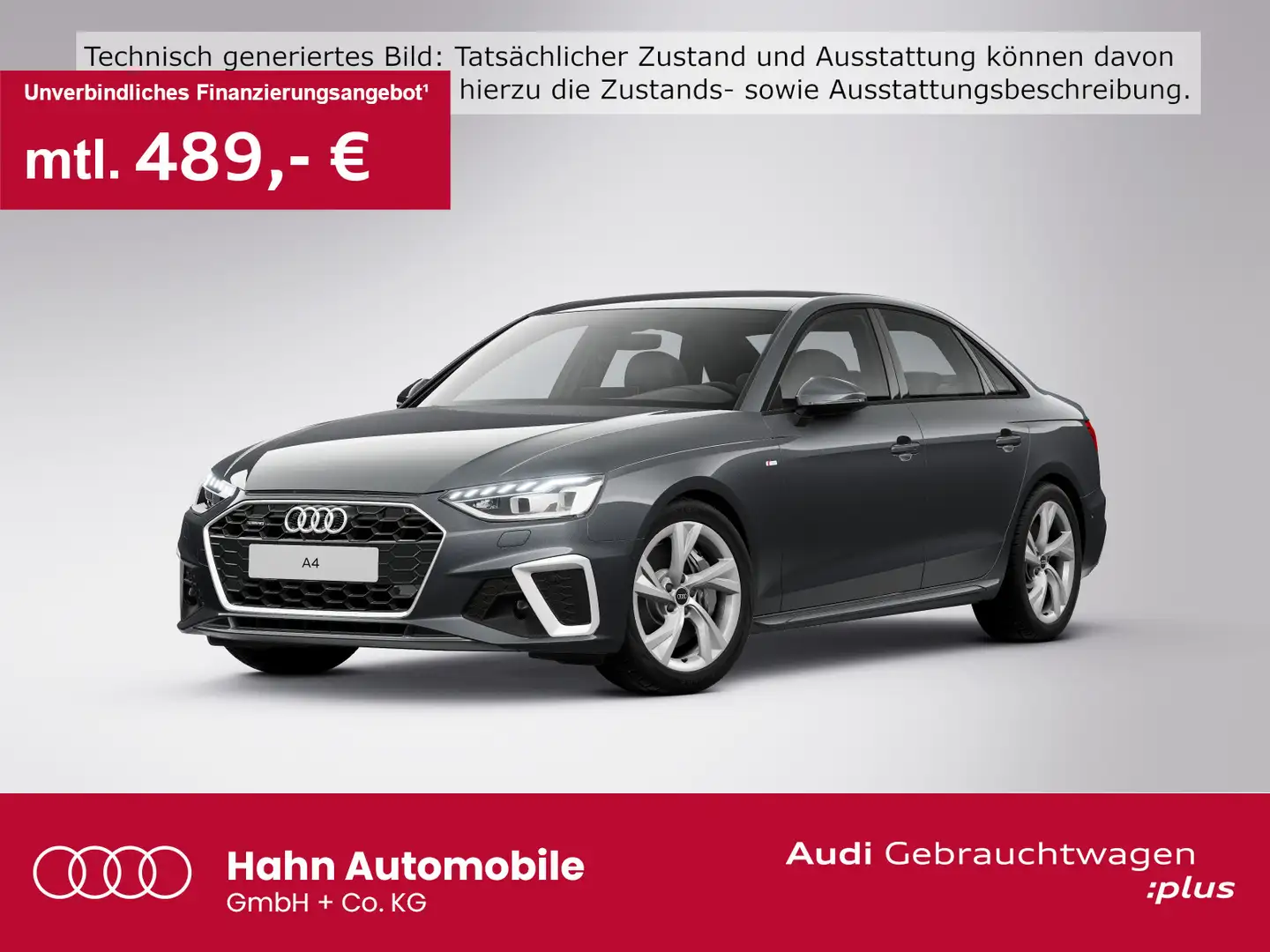 Audi A4 50TDI quattro Tiptrc S-line Matrix Grau - 1